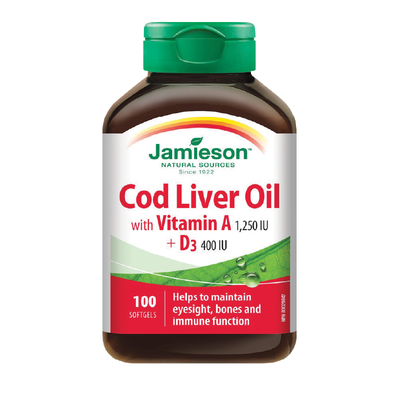 Jamieson Cod Liver Oil + A + D3
